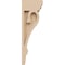 Ekena Millwork 2"W x 4"D x 12"H Thin Mayflower Rough Cedar Woodgrain TimberThane Corbel, Primed Tan CORUR02X04X12MAYRCPR - alternate 3